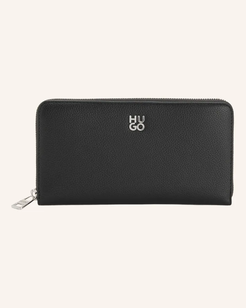 HUGO BOSS Brieftasche CHRIS 2.0_ZIP AROUND Schwarz