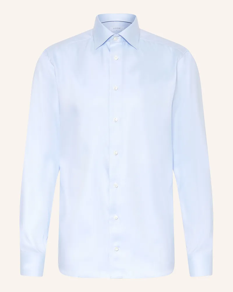 Eton Hemd Slim Fit blau Hellblau