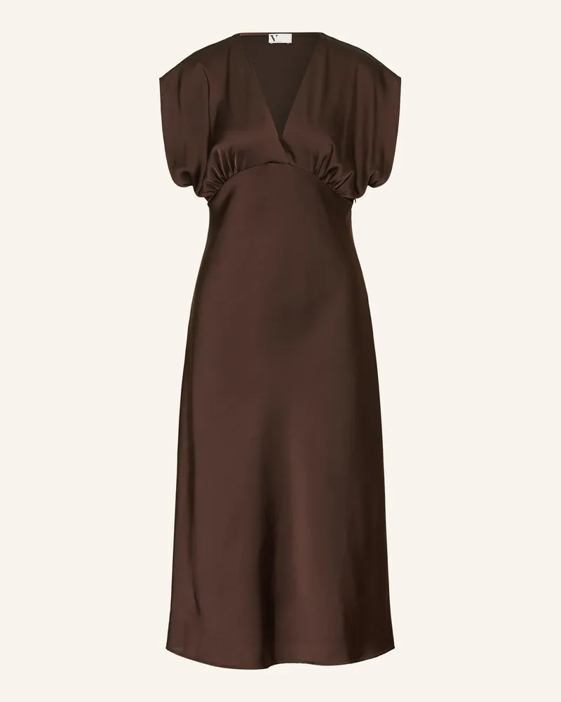 Vera Mont Satinkleid braun Dunkelbraun