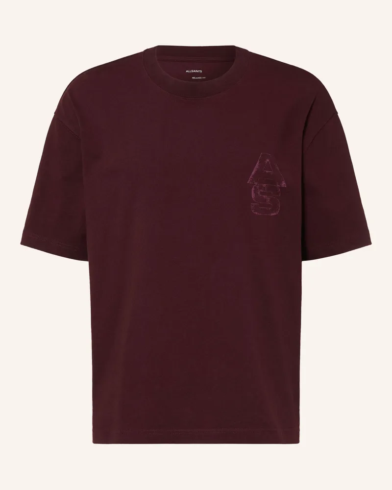 AllSaints T-Shirt Roller rot Dunkelrot