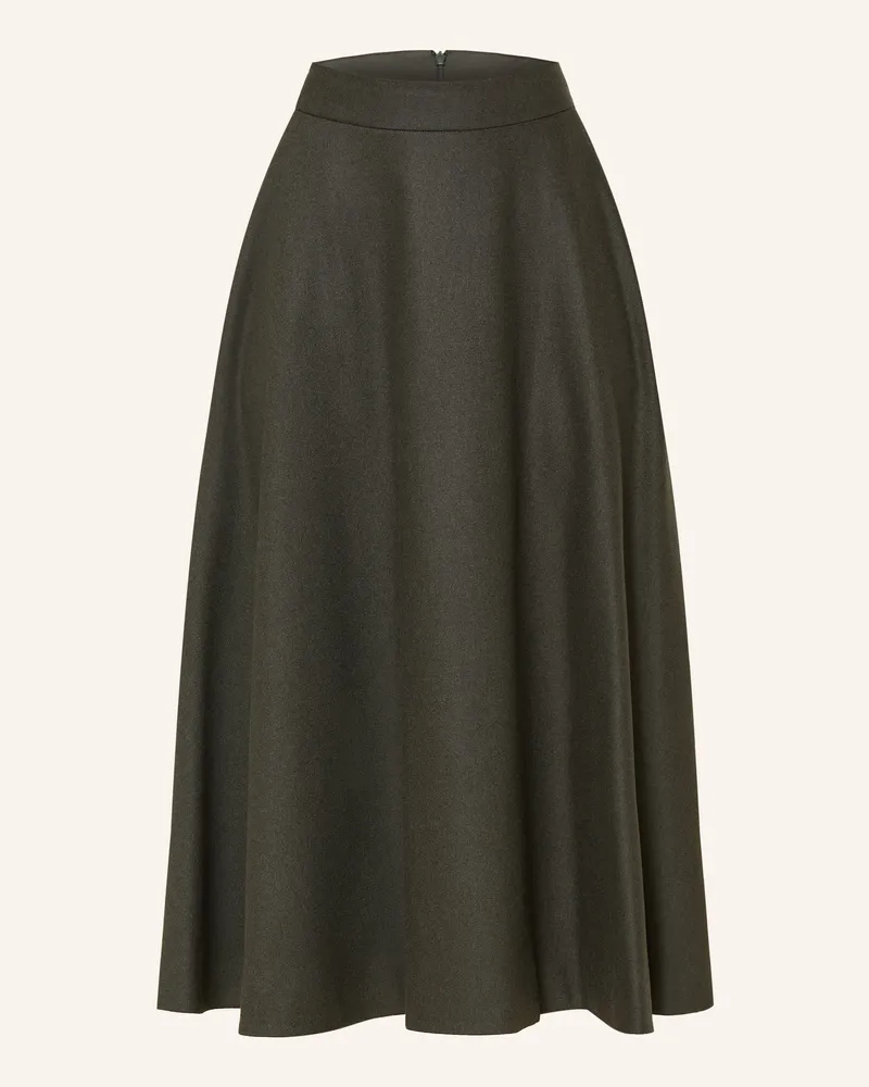 Max Mara Flanellrock BETULLA Dunkelgrün