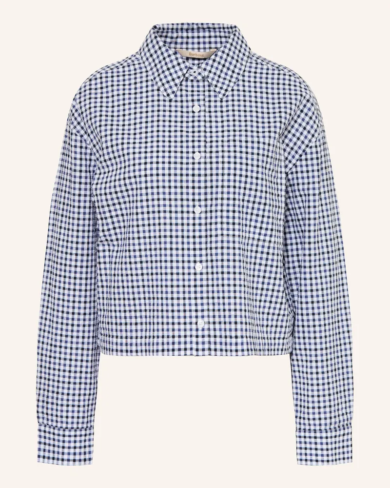 Barbour Hemdbluse blau Dunkelblau