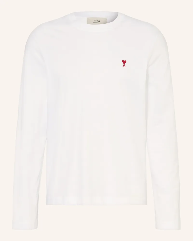 AMI Paris Longsleeve weiss Weiss