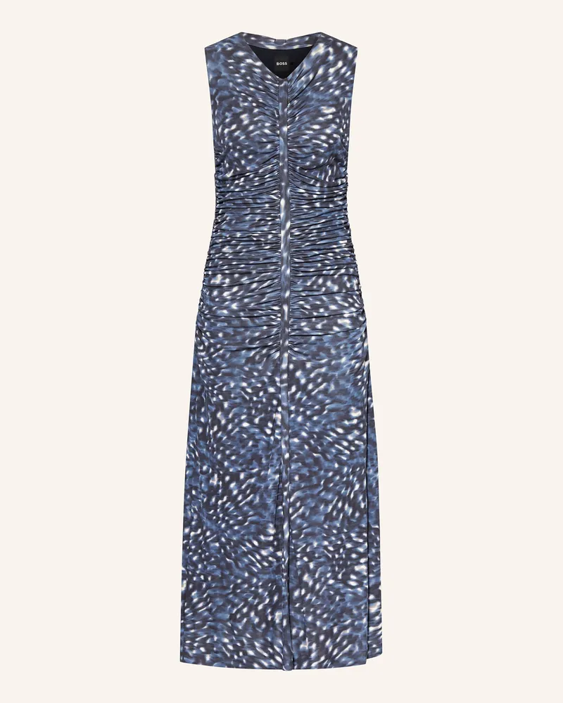 HUGO BOSS Kleid Elamo gruen Dunkelblau