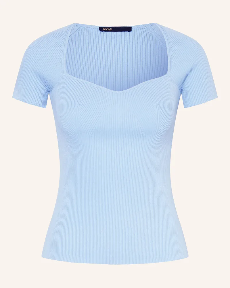 Maje Strickshirt Hellblau