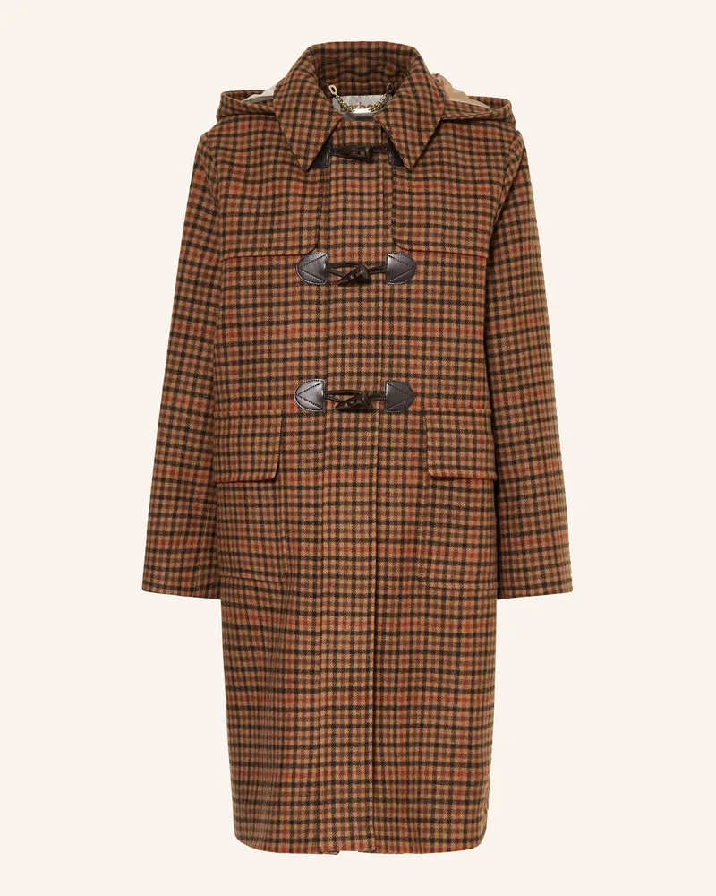 Barbour Dufflecoat MELODY mit abnehmbarer Kapuze Braun