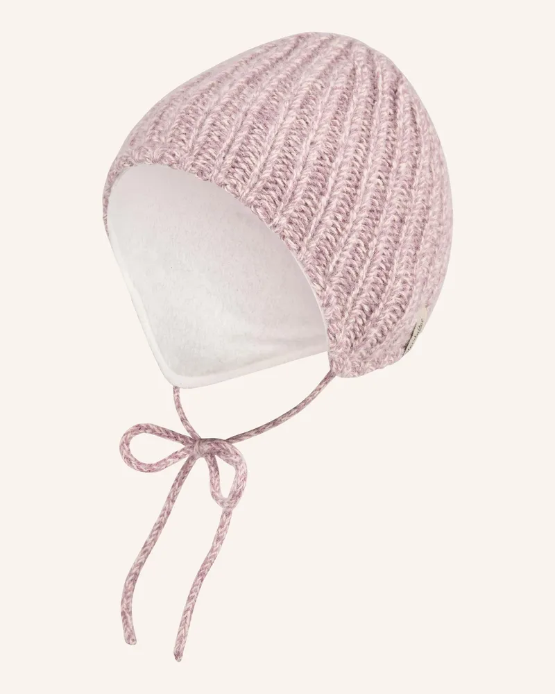 Sterntaler Strickmütze Lambswool lila Lila