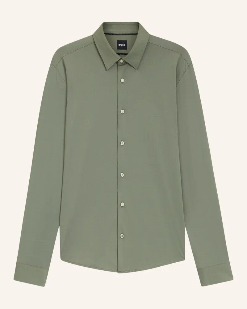 HUGO BOSS Casual Hemd P-ROAN-KENT-C1-233 Slim Fit Grün