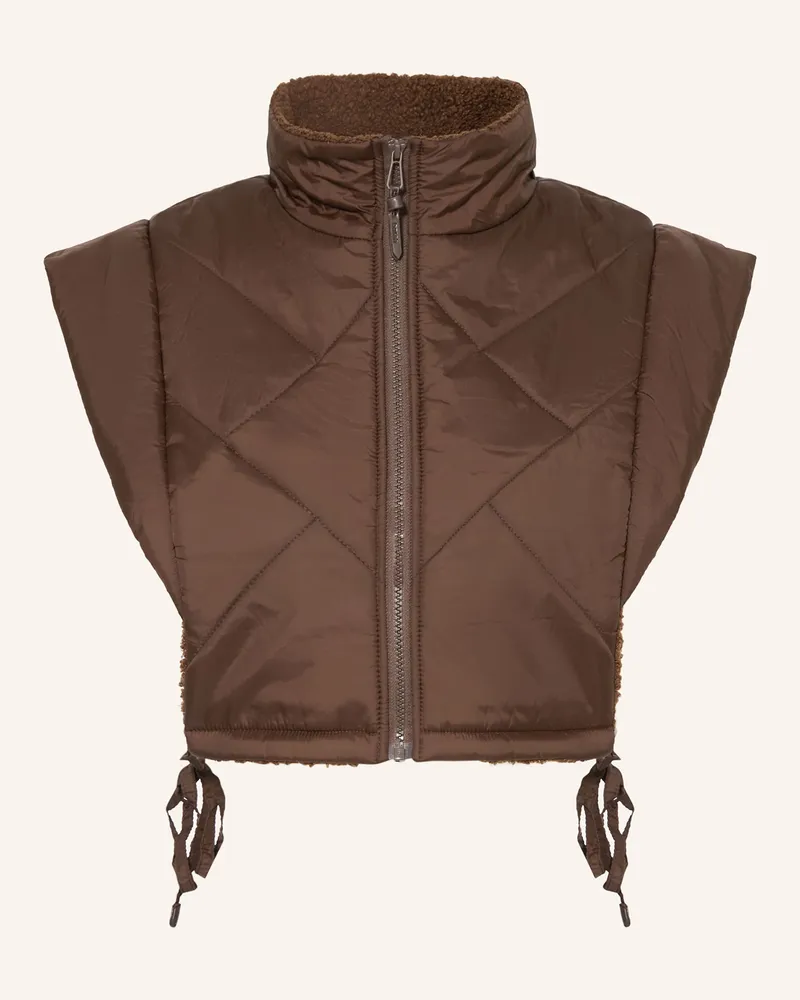 ba&sh Krageneinsatz HERA Dunkelbraun