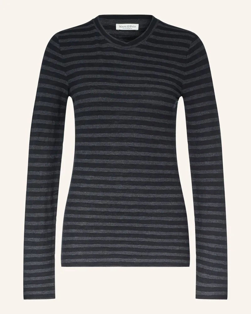 Marc O'Polo Longsleeve blau Dunkelblau