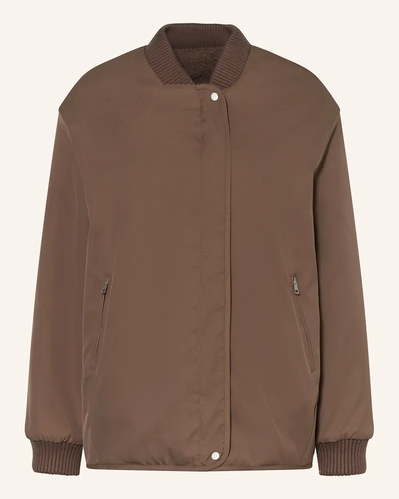 OPUS Jacke HULDA zum Wenden Braun