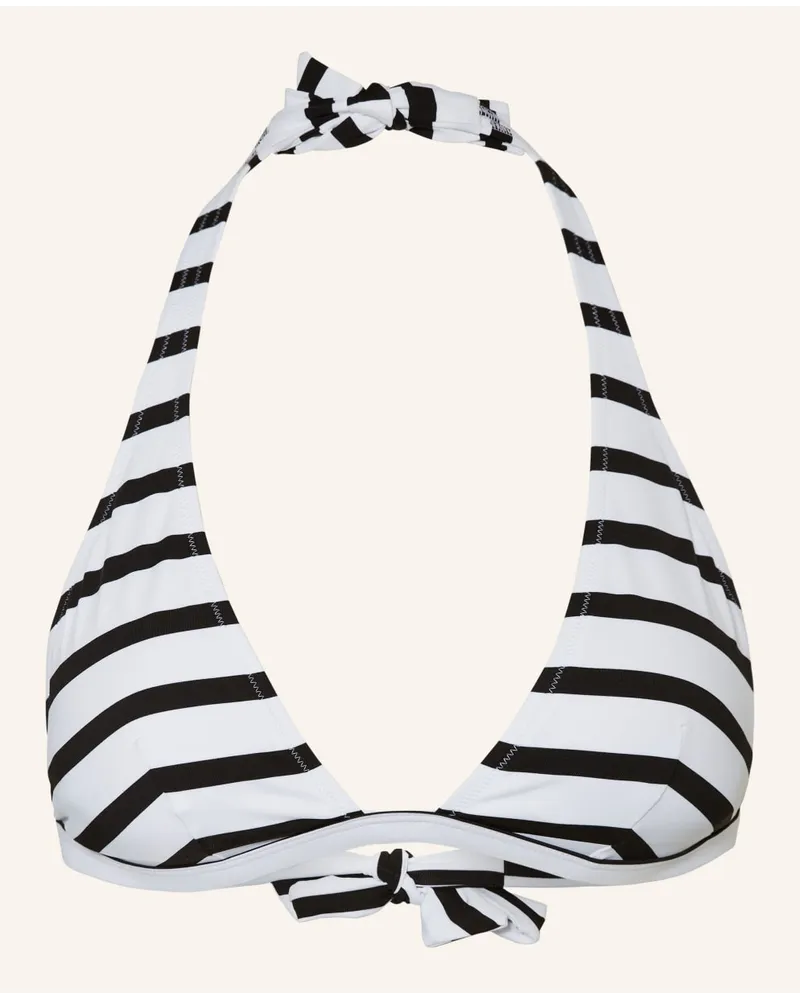 Vilebrequin Neckholder-Bikini-Top RAYURES Weiss