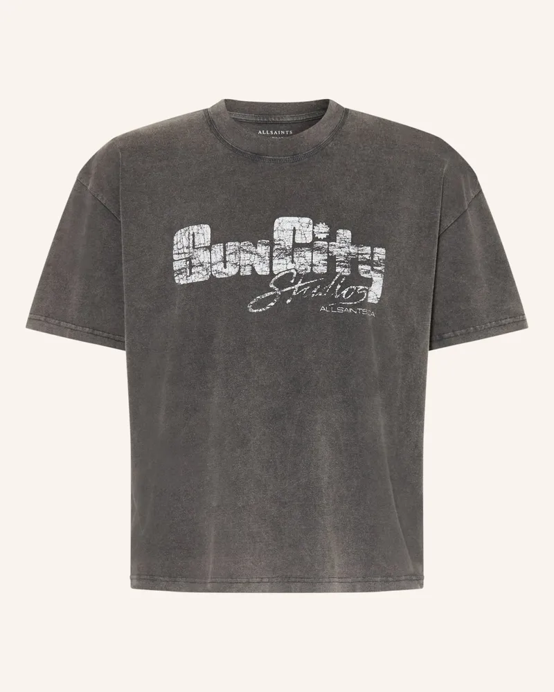 AllSaints T-Shirt Sun City schwarz Dunkelgrau