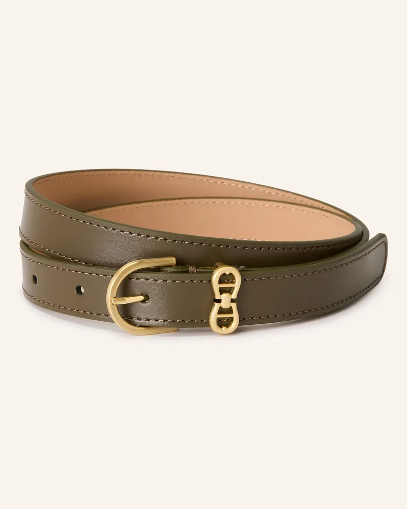 Aigner Ledergürtel Khaki