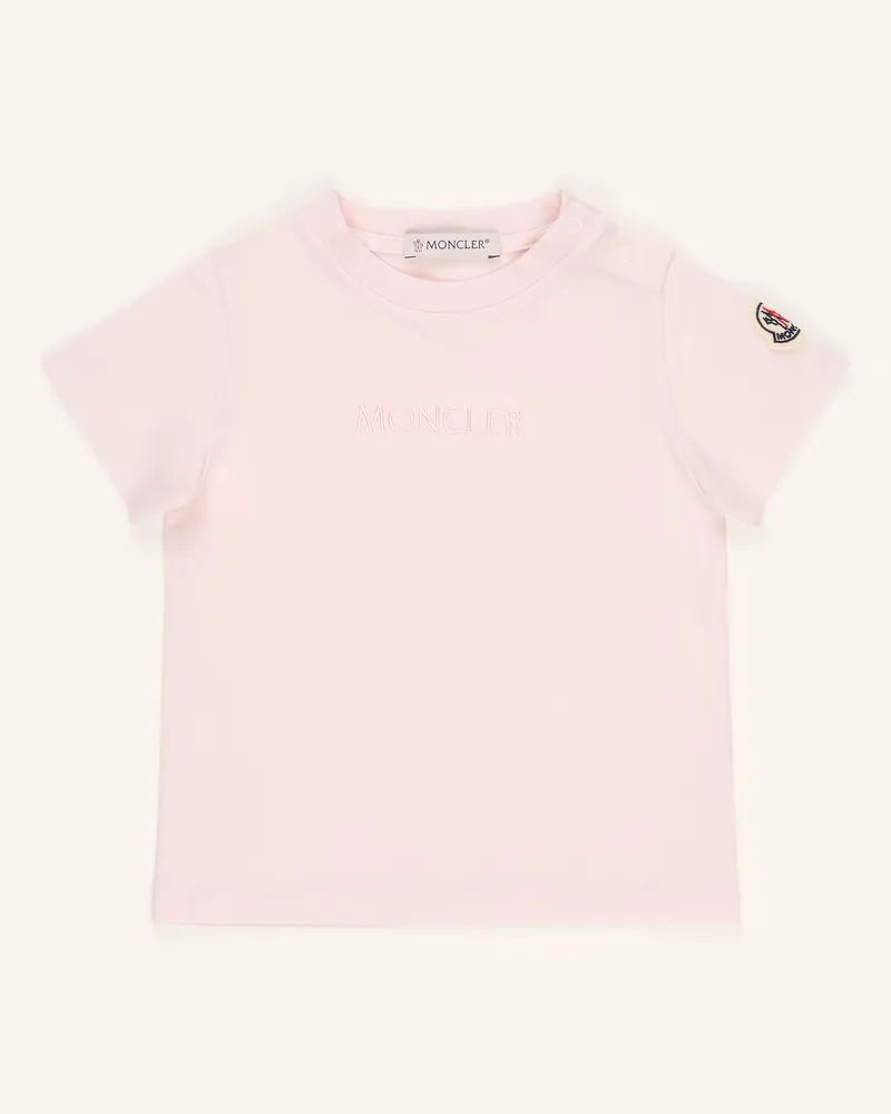 Moncler T-Shirt rosa Hellrosa