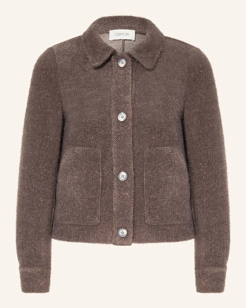 Cartoon Kastenjacke Braun