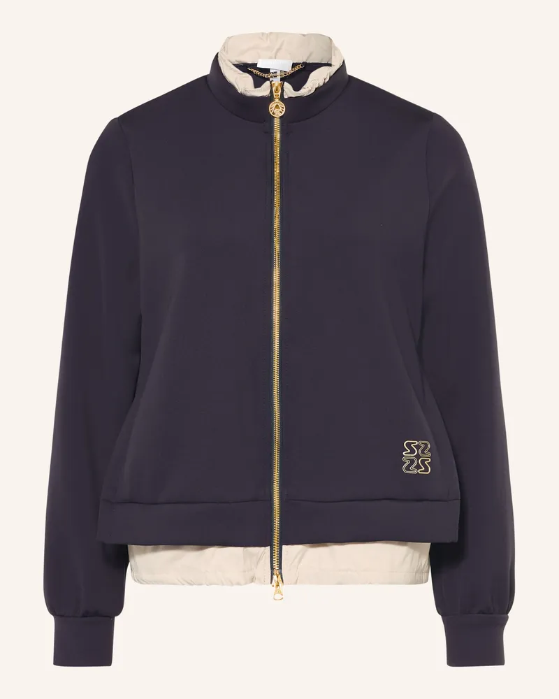 Sportalm Sweatjacke Mit Glitzergarn blau Dunkelblau