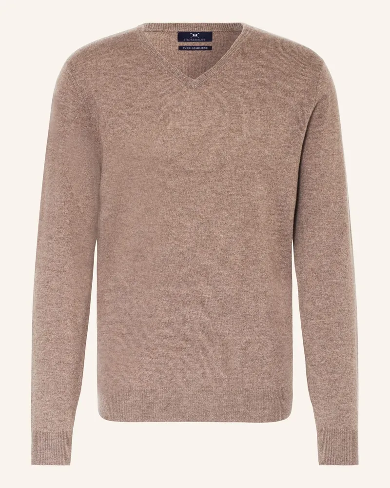 Strokesman's Cashmere-Pullover Beige