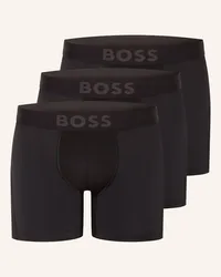 HUGO BOSS 3er-Pack Boxershorts Schwarz