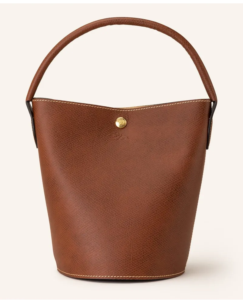 Longchamp Beuteltasche ÉPURE Braun