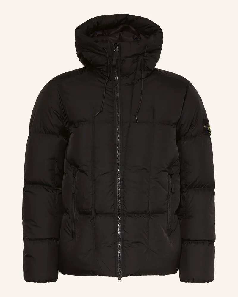 Stone Island Daunenjacke Schwarz