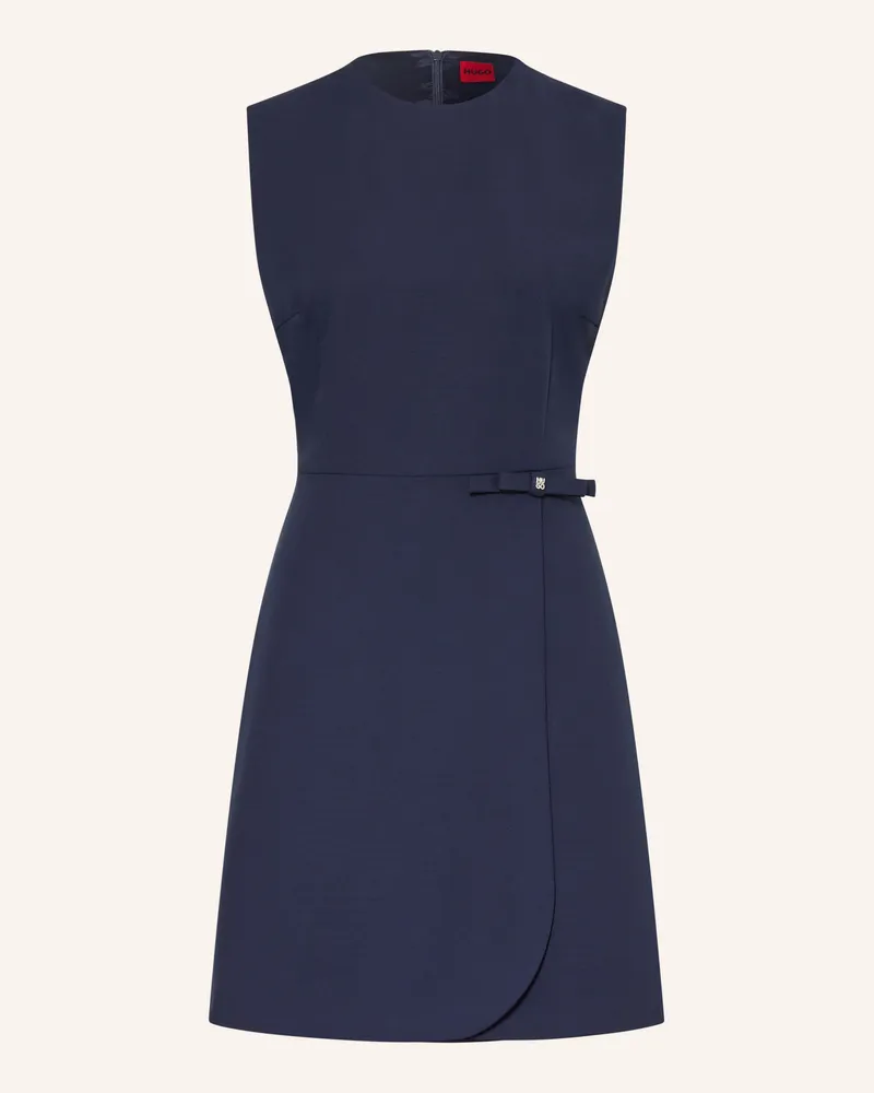 HUGO BOSS Etuikleid Kanine blau Dunkelblau