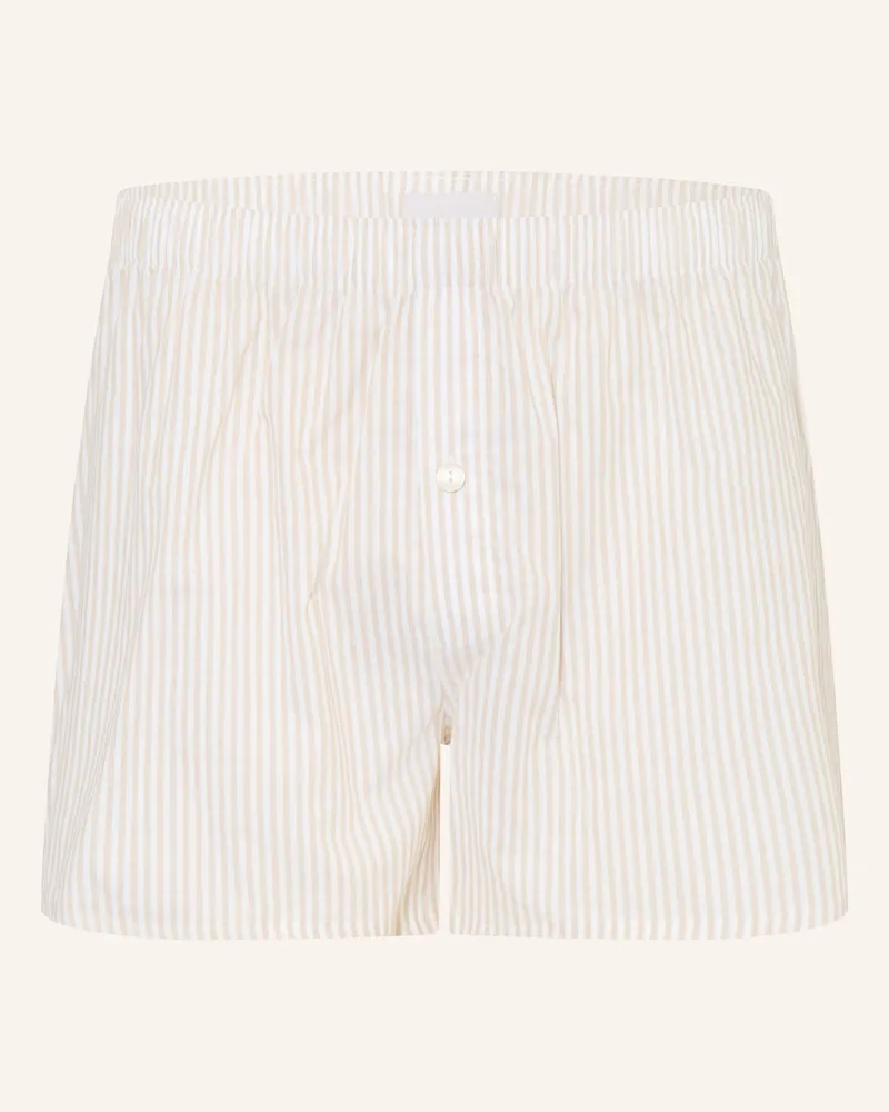 Hanro Web-Boxershorts Fancy Woven beige Beige
