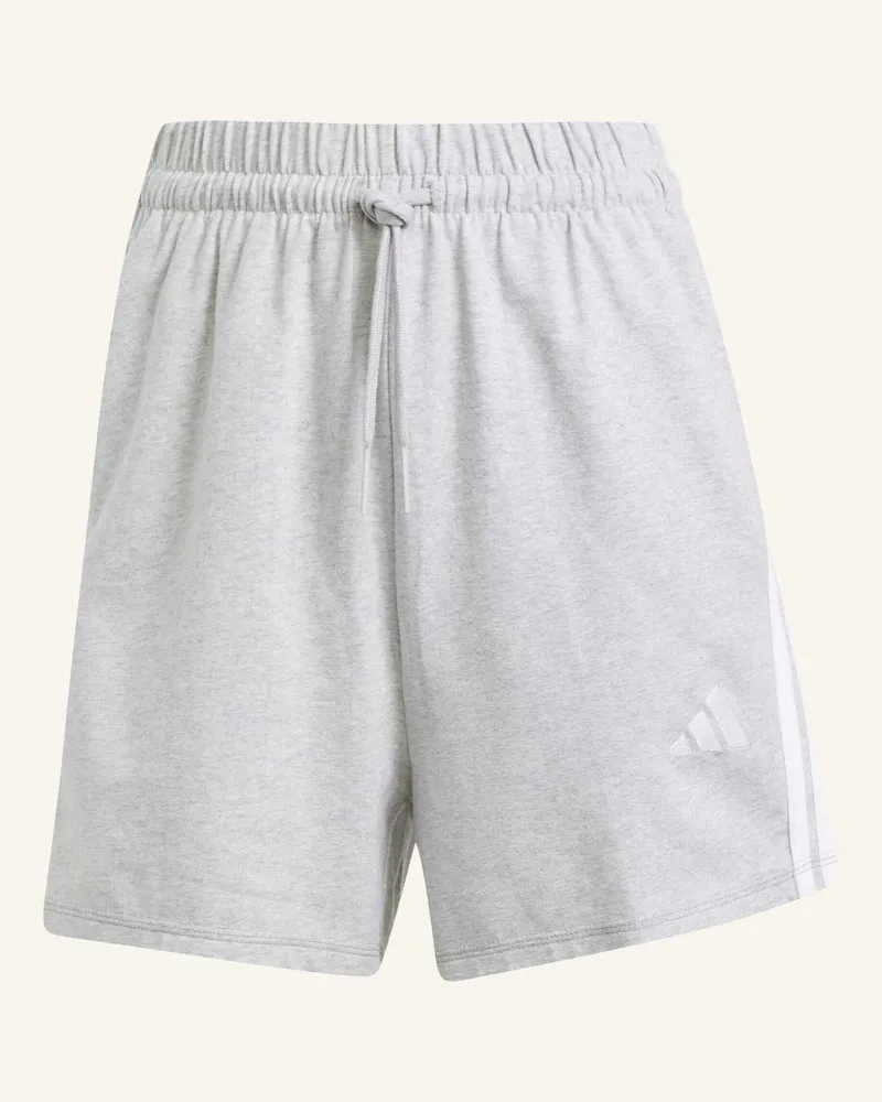 adidas Shorts Essentials 3-Streifen grau Weiss