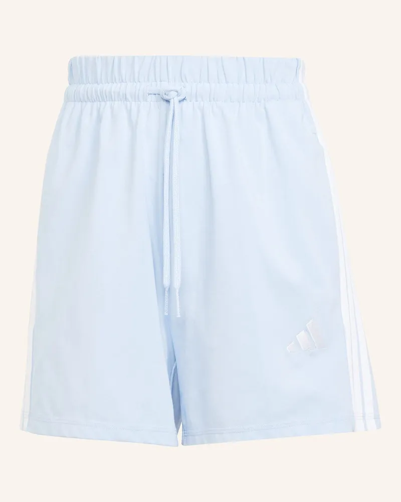 adidas Shorts Essentials 3-Streifen grau Weiss