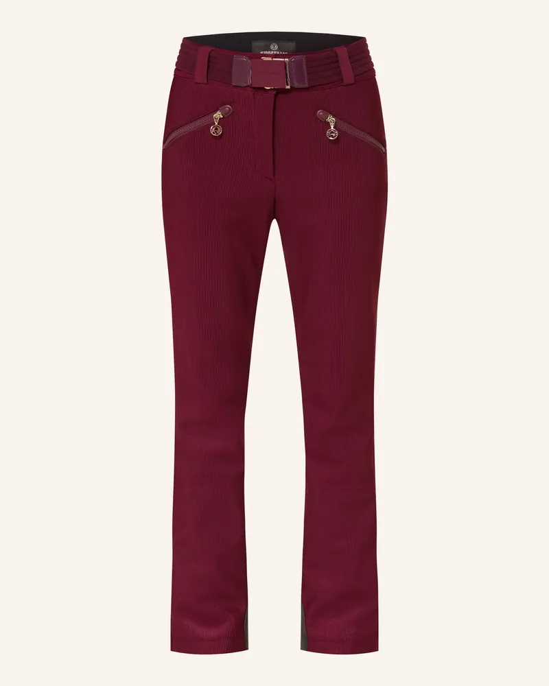 Sportalm Softshell-Skihose rot Dunkelrot