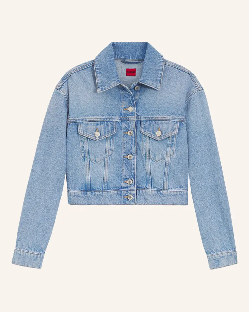 HUGO BOSS Casual Jacke GALATEA Regular Fit Türkis