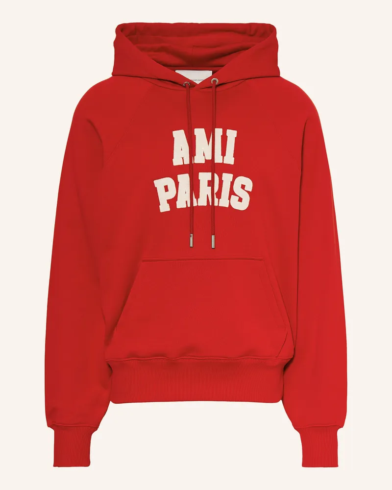 AMI Paris Hoodie rot Rot