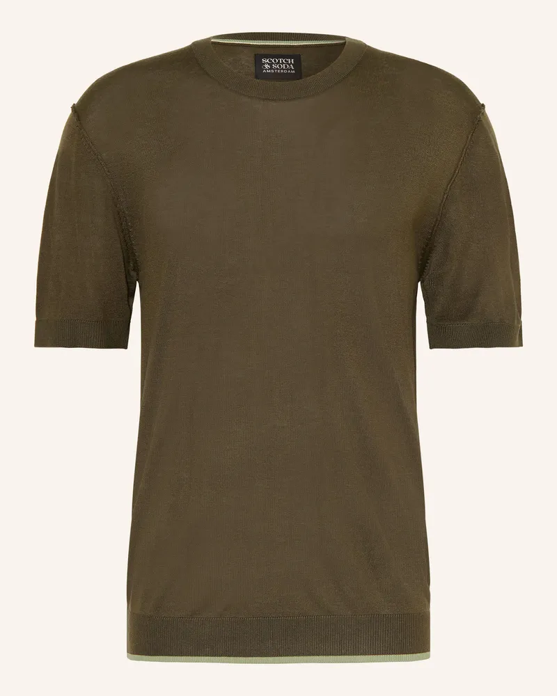 Scotch&Soda Strickshirt gruen Dunkelgrün