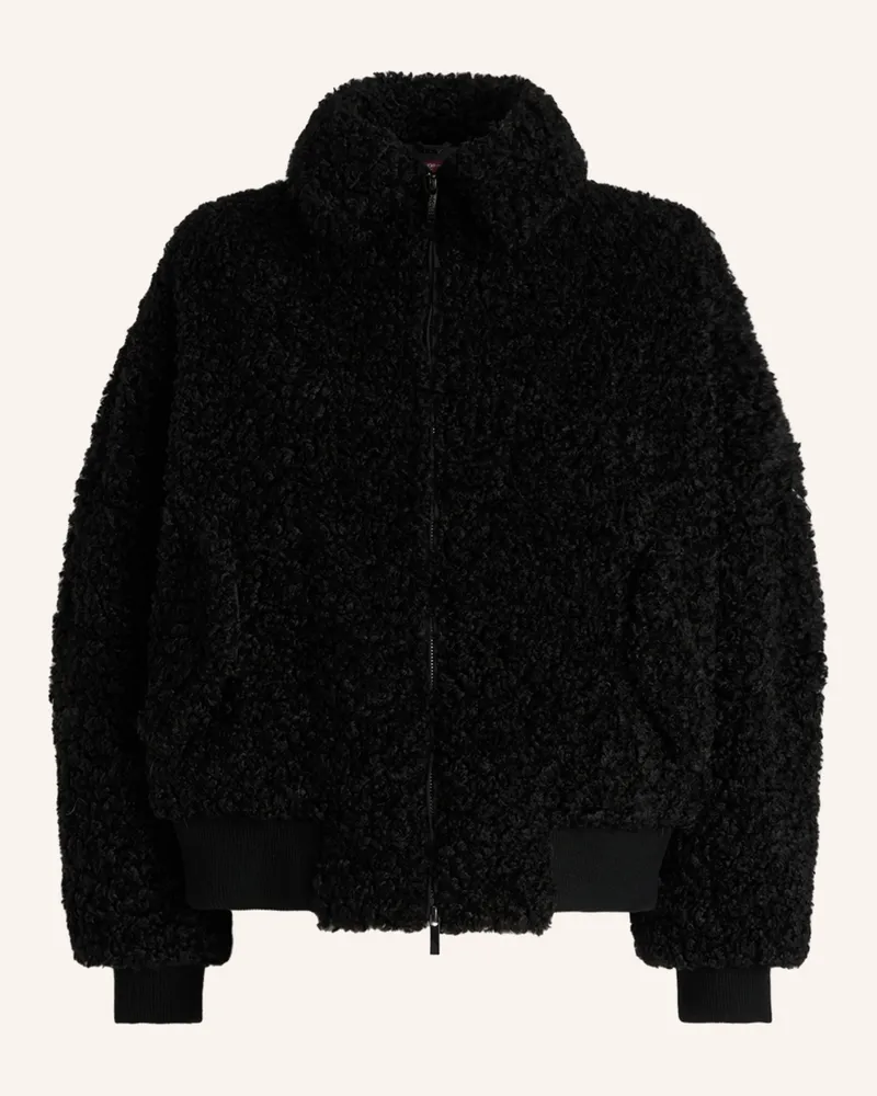 HIGH Bouclé-Jacke RULER Schwarz