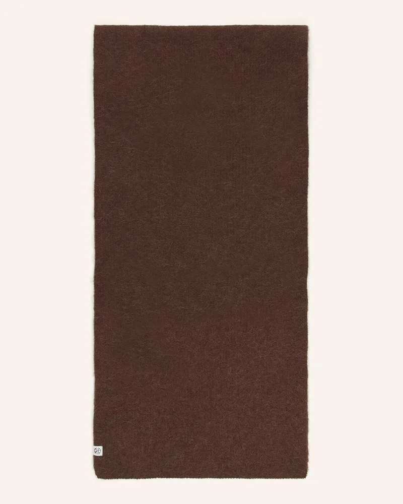 MOSS COPENHAGEN Schal Mschhope Icon braun Dunkelbraun