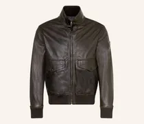 Lederjacke Winchester braun