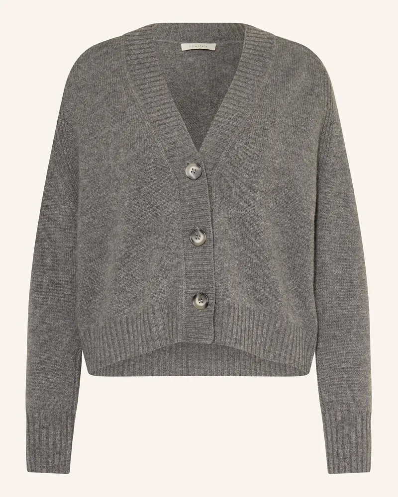 lilienfels Strickjacke aus Cashmere Grau
