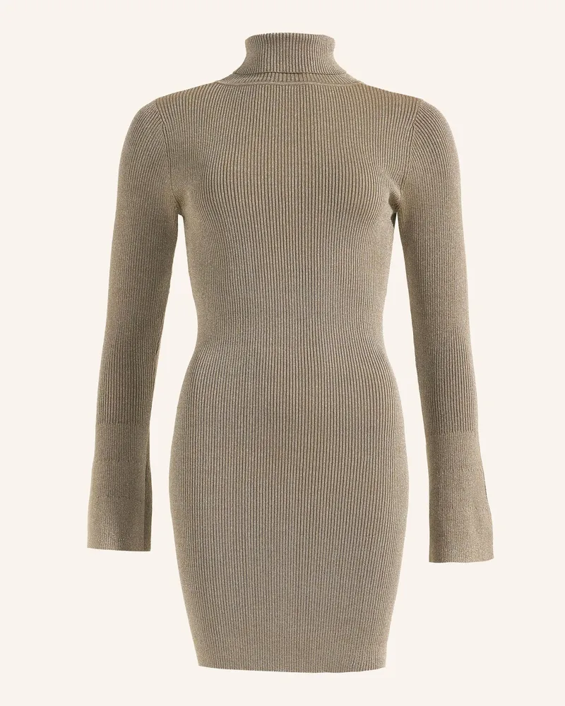 ADLYSH Strickkleid Metallic Charm Dress braun Braun