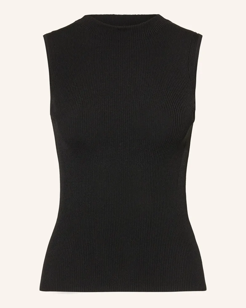 Mrs & HUGS Top schwarz Schwarz