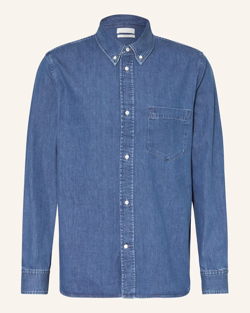 COS Jeanshemd Comfort Fit Blau