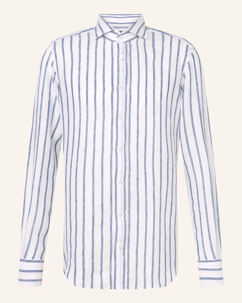 windsor. Leinenhemd Lano Slim Fit weiss Weiss
