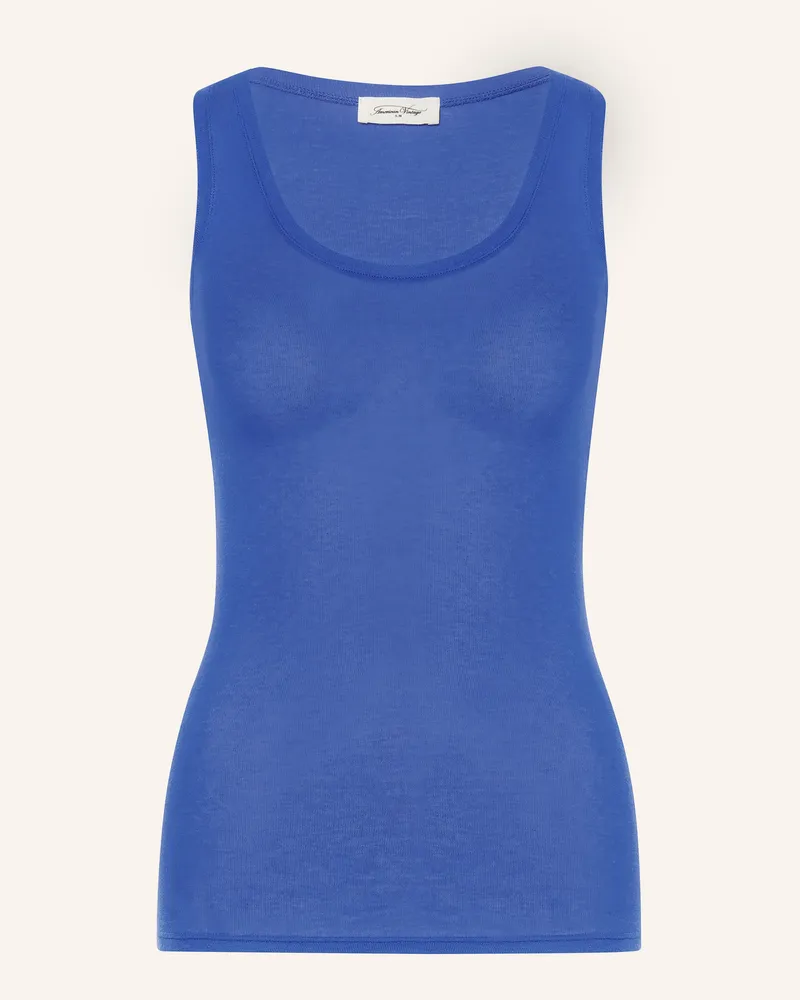 American Vintage Tanktop blau Blau