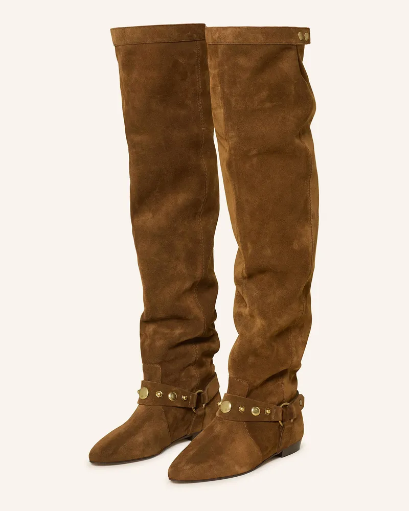 Isabel Marant Overknee-Stiefel SELIZE Braun