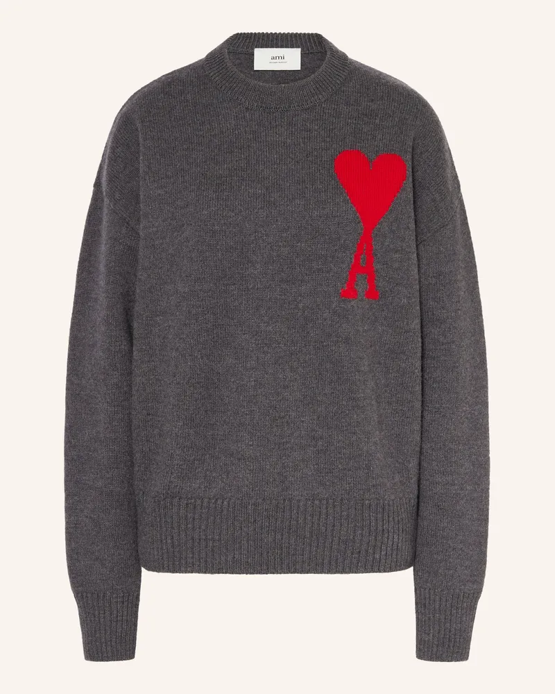 AMI Paris Pullover Dunkelgrau