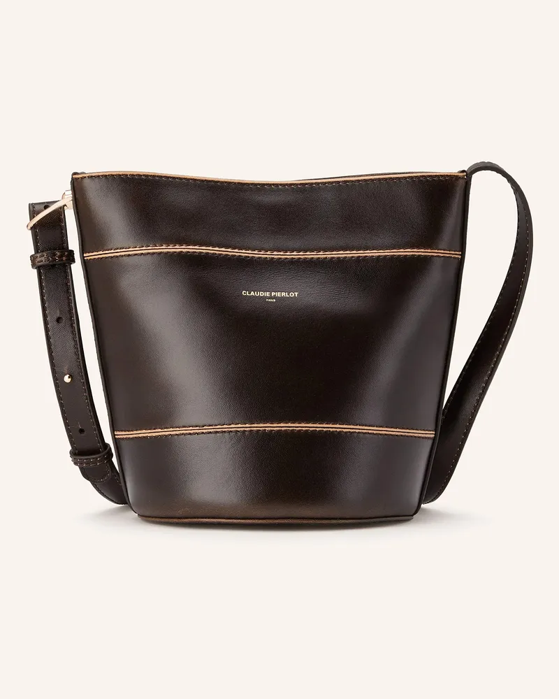 Claudie Pierlot Handtasche braun Dunkelbraun