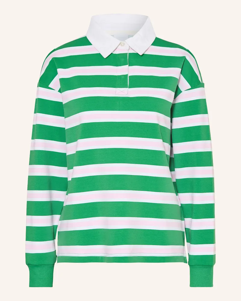 Mey Lounge-Sweatshirt Serie Touchline Stripes gruen Grün