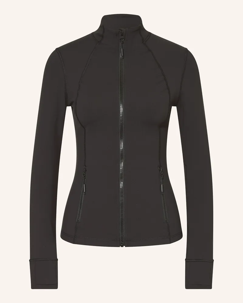 Mrs & HUGS Midlayer-Jacke Schwarz