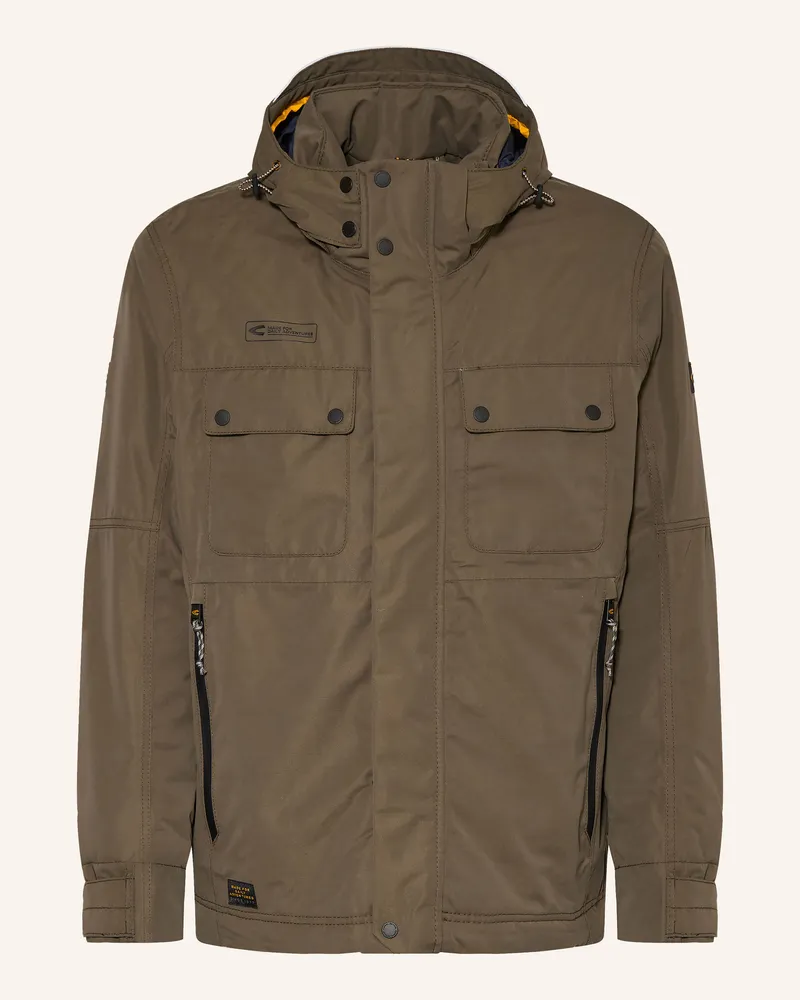 Camel Active Funktionsjacke Mit Abnehmbarer Kapuze gruen Grün