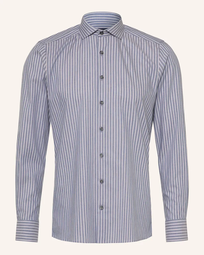 Olymp Hemd Level Five Body Fit blau Dunkelblau