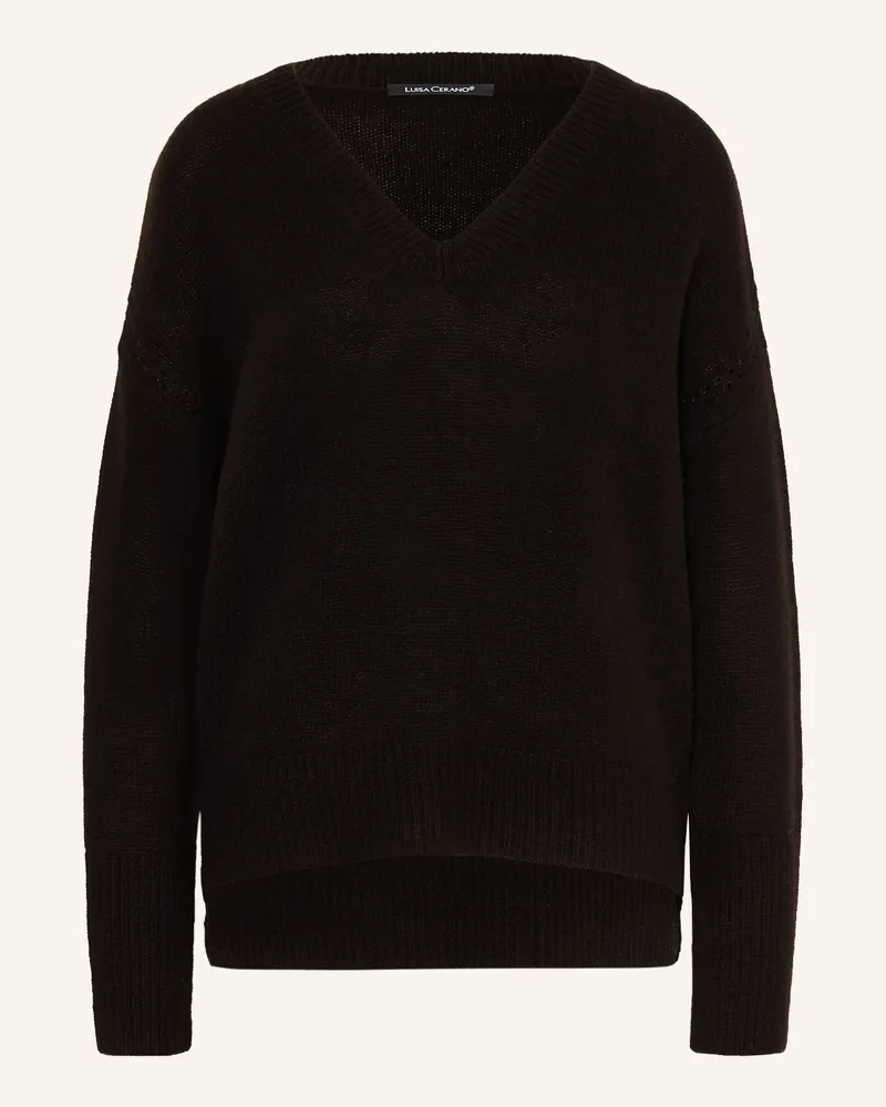 Luisa Cerano Pullover braun Dunkelbraun